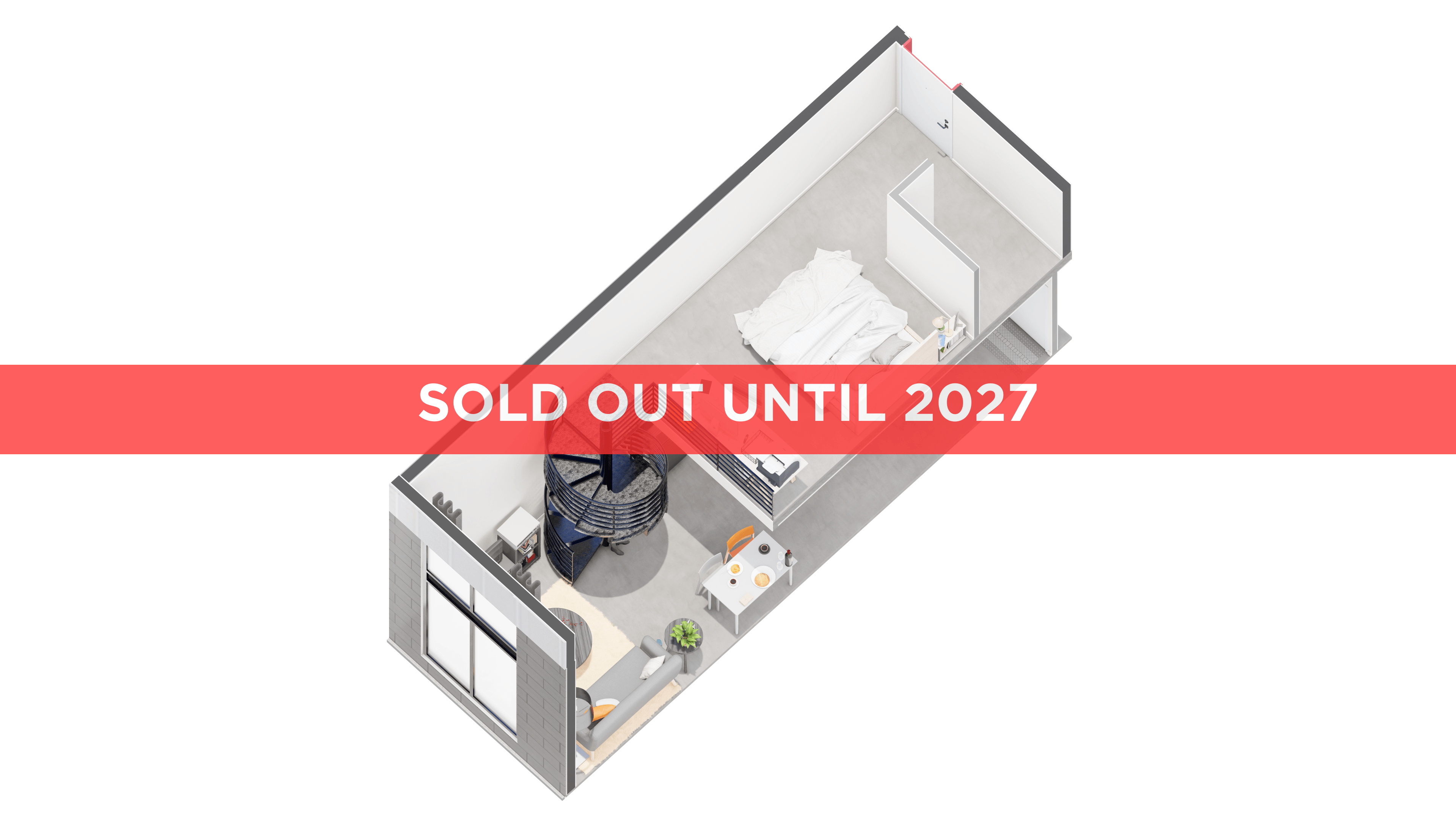 Floor plan for studio, 1 bath, 525 sqft